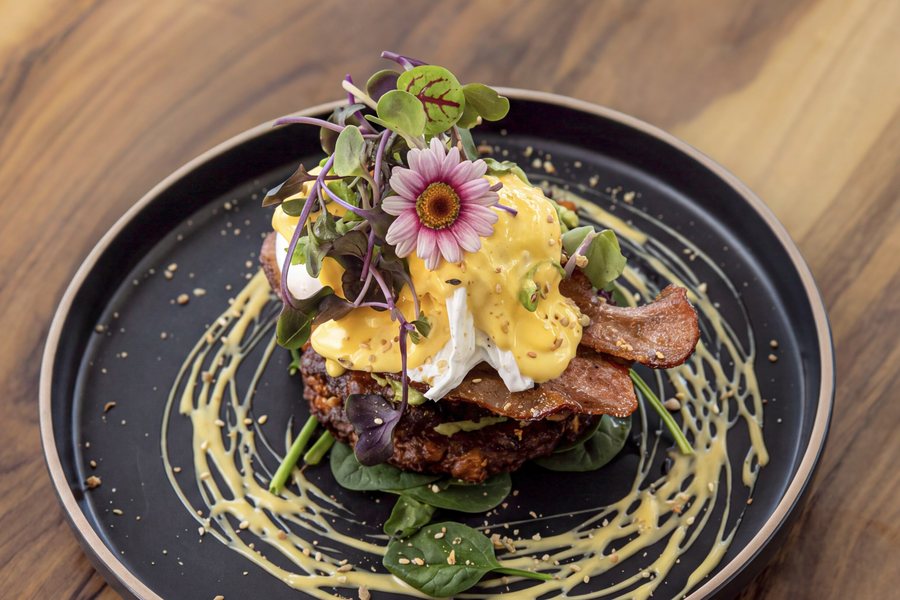 Breadless Benedict (gf)