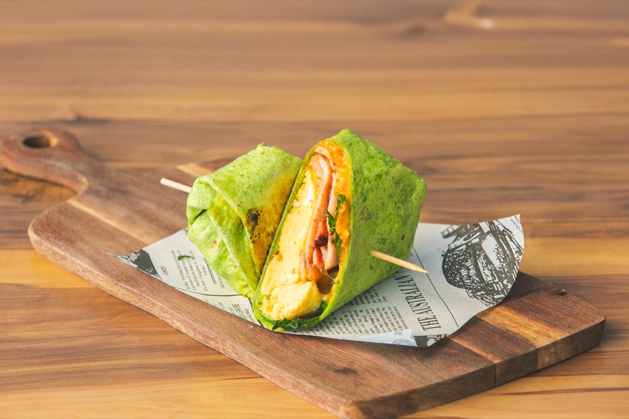 Green Brekky Burrito